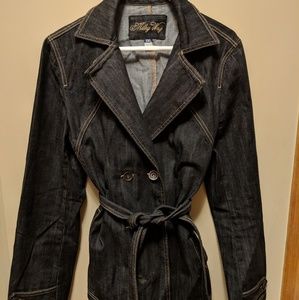 Hip length Jean jacket